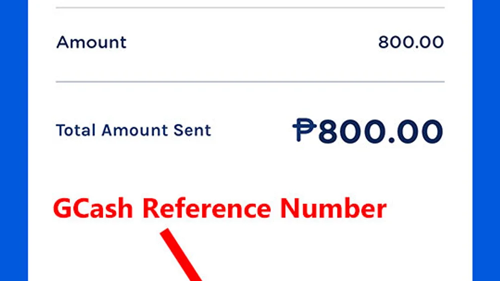 Official GCash Payment Confirmation Receipt with Transaction Reference Number