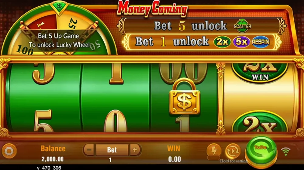 Fourth Special Reel Multiplier Scatters in Money Coming